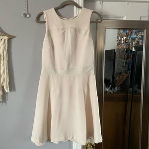 Beautiful Cream Dress with Flattering Detailing